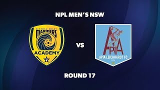 NPL Mens NSW Round 17 Central Coast Mariners FC v APIA Leichhardt FC [upl. by Nivonod159]