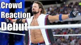 AJ Styles Debut Unfiltered Crowd Reaction [upl. by Yerak]