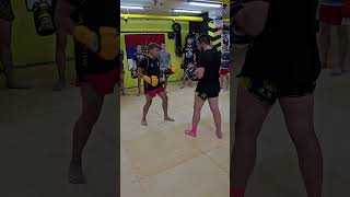 TEHNIKA LAKAT IZ OKRETA  Spinning elbow muaythaitechnique elbows knockouts [upl. by Atekram]