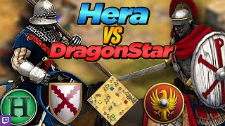 Burgundians vs Romans  1v1 Arabia  vs DragonStar  AoE2 [upl. by Johansen704]