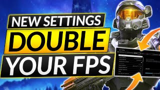 NEW SETTINGS to DOUBLE YOUR FPS in Halo Infinite  ZERO LAG in Ranked  Settings Guide [upl. by Georgiana]