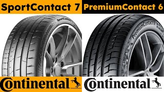 Continental SportContact 7 vs Continental PremiumContact 6 [upl. by Jenda]