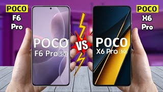 Poco F6 Pro Vs Poco X6 Pro  Full Comparison 🔥 Techvs [upl. by Ludmilla816]