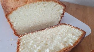 Easy Whipping Cream Pound Cake [upl. by Elahcim212]