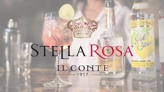 Stella Rosa Cosmopolitan Recipe  STELLA ROSA TV [upl. by Swithbart]