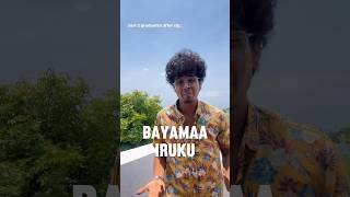 Bayama irruku 😭😂 comedy trending tamil [upl. by Solly661]