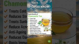 Health Benefits of Chamomile Tea [upl. by Nellac]