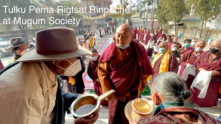 Tulku Pema Rigtsal Rinpoche at Mugum Society Kathmandu [upl. by Nwahsak]