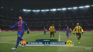 PES 2017 UEFA Champions League Final Real Madrid vs FC Barcelona Gameplay [upl. by Ihteerp]