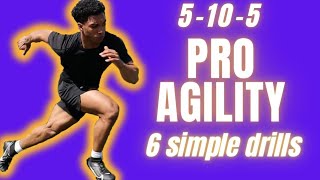 How To PROPERLY Run The Pro Agility Test 5105 Shuttle Instructions [upl. by Ahsilrac]