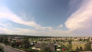 Colorado Summer Storms TimeLapse 6252015 [upl. by Mcclees]