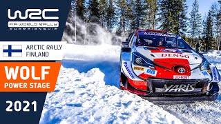 WOLF Power Stage Highlights WRC Arctic Rally Finland 2021 Powered by CapitalBox [upl. by Lodnar]