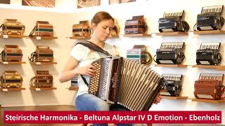 Steirische Harmonika  Beltuna Alpstar IV D Emotion  Ebenholz  FBEsAs [upl. by Elaval]