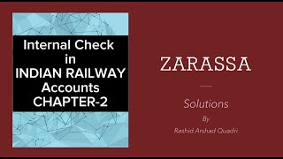 CHAPTER 2 Internal check in Indian Railway accounts [upl. by Nediarb]