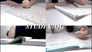 study vlog• 수능• 최저• BOOK UNBOXING• 수시• 06•공부 브이로그 [upl. by Aron]