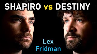 Ben Shapiro vs Destiny Debate Politics Jan 6 Israel Ukraine amp Wokeism  Lex Fridman Podcast 410 [upl. by Udell]