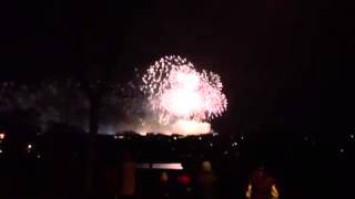 Edinburgh Fireworks from Inverleith Park [upl. by Everest653]