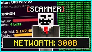 This Skyblock Youtuber Scammed Billions  Hypixel Historian [upl. by Eeruhs]