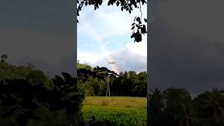 RAINBOW AFTER THE RAIN shorts shortvideo shortsvideo rainbow habangmaybuhaymaypagasa [upl. by Keriann]