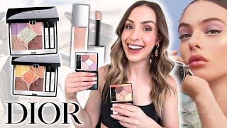 DIOR SUMMER 2024 🌞 Review amp Swatches PASTEL GLOW amp CORAL FLAME palette Dior Forever GLOW Maximizer [upl. by Kory]