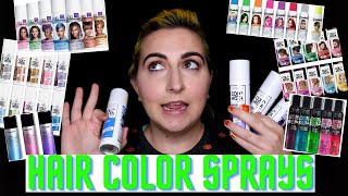 TEMPORARY HAIR COLOR SPRAYS  What YOU need to know  Kirby Rose [upl. by Adnohs]