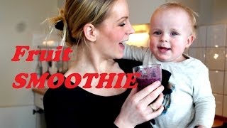 Fruit Smoothie Maken  Fruit Smoothie met extra bouwstoffen [upl. by Asher]