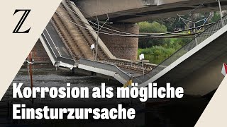 Korrosion könnte Einsturz der Carolabrücke verursacht haben [upl. by Chor]