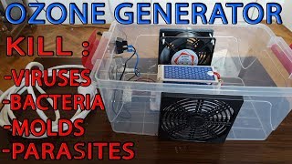 How to make OZONE GENERATOR AIR CLEANEROZONER [upl. by Alten]