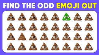 Find The ODD One Out  Emoji Quiz [upl. by Ellett638]