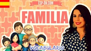 Spanish Class 32  Family Vocabulary [upl. by Selie428]