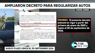 Ampliaron decreto para regularizar autos [upl. by Cindelyn478]