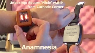 Unboxing Square Nixie watch 2016 [upl. by Stargell951]