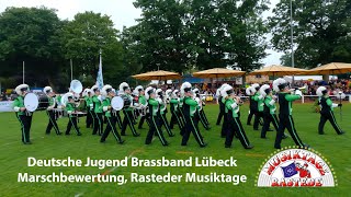 Deutsche Jugend Brassband Lübeck  Marschbewertung  Rasteder Musiktage 2023 [upl. by Rosol]