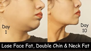 Lose Double Chin amp Face Fat in 10 Days  Lose Neck Fat  Slim Face Exercise  Double Chin Exercise [upl. by Annala]