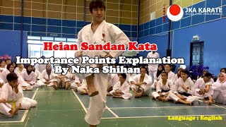 Heian Sandan Kata  Importance Points Explanation by Naka Shihan [upl. by Yddub]