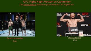 Carlos Hernandez vs Denys Bondar Fight BreakdownampPrediction ufcfightnight47 ufcapex ufcvegas [upl. by Ativel]