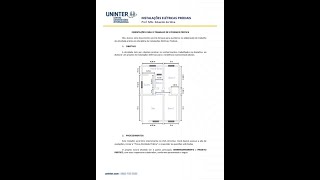 ATIVIDADE PRÁTICA INSTALAÇÕES ELÉTRICAS PREDIAIS UNINTER [upl. by Aihceyt]