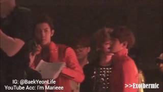 BAEKYEON MOMENT Baekhyun reaction to TaeYeons Song [upl. by Ellwood862]