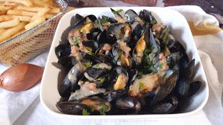 Moules au cidre et aux lardons 329 [upl. by Jobi204]