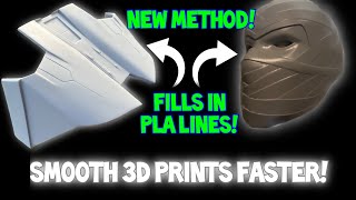 Finish your 3D prints faster Remove pla lines amp smooth 3D prints with this method [upl. by Rust697]