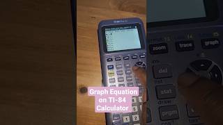 ✅️✅️How to Graph an Equation on TI84 Calculator algebra graphs equations [upl. by Nemraciram]