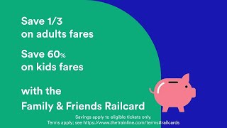 Digital Family and Friends Railcard from Trainline [upl. by Pedaias391]