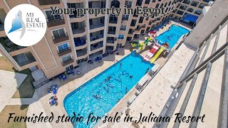 Furnished studio for sale in Juliana Beach Resort Hurghada Red Sea Egypt [upl. by Iorgos]