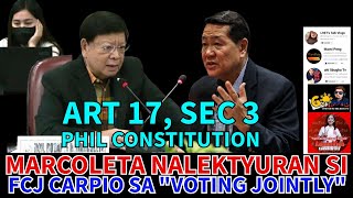 MARCOLETA NALEKTYURAN SI FORMER SC CJ CARPIO SA VOTING JOINTLY TUNGKOL SA CHACHA [upl. by Moriyama513]