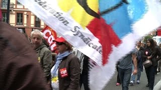 Toulouse nouvelle mobilisation contre la loi travail [upl. by Cybil]