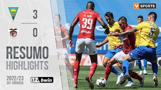 Highlights  Resumo Estoril Praia 30 Santa Clara Liga 2223 30 [upl. by Assilla]