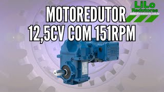 Motoredutor Vertimax Weg Cestari com motor de 125cv e 151rpm NA LiLo Redutores [upl. by Marv]