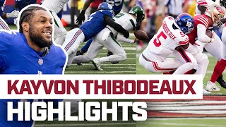 HIGHLIGHTS Kayvon Thibodeauxs TOP Plays from 2023 Season  New York Giants [upl. by Leeth]