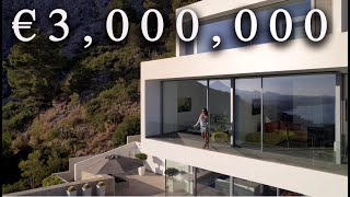 Inside a 3000000€ NEW MODERN villa in the Beverly Hills of Spain [upl. by Ynnattirb]