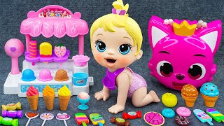 95 Minutes Ice Cream Toys with Cash Register Unboxing Satisfying Kitchen Set ASMR 💞 Lana Unboxing [upl. by Atiner]